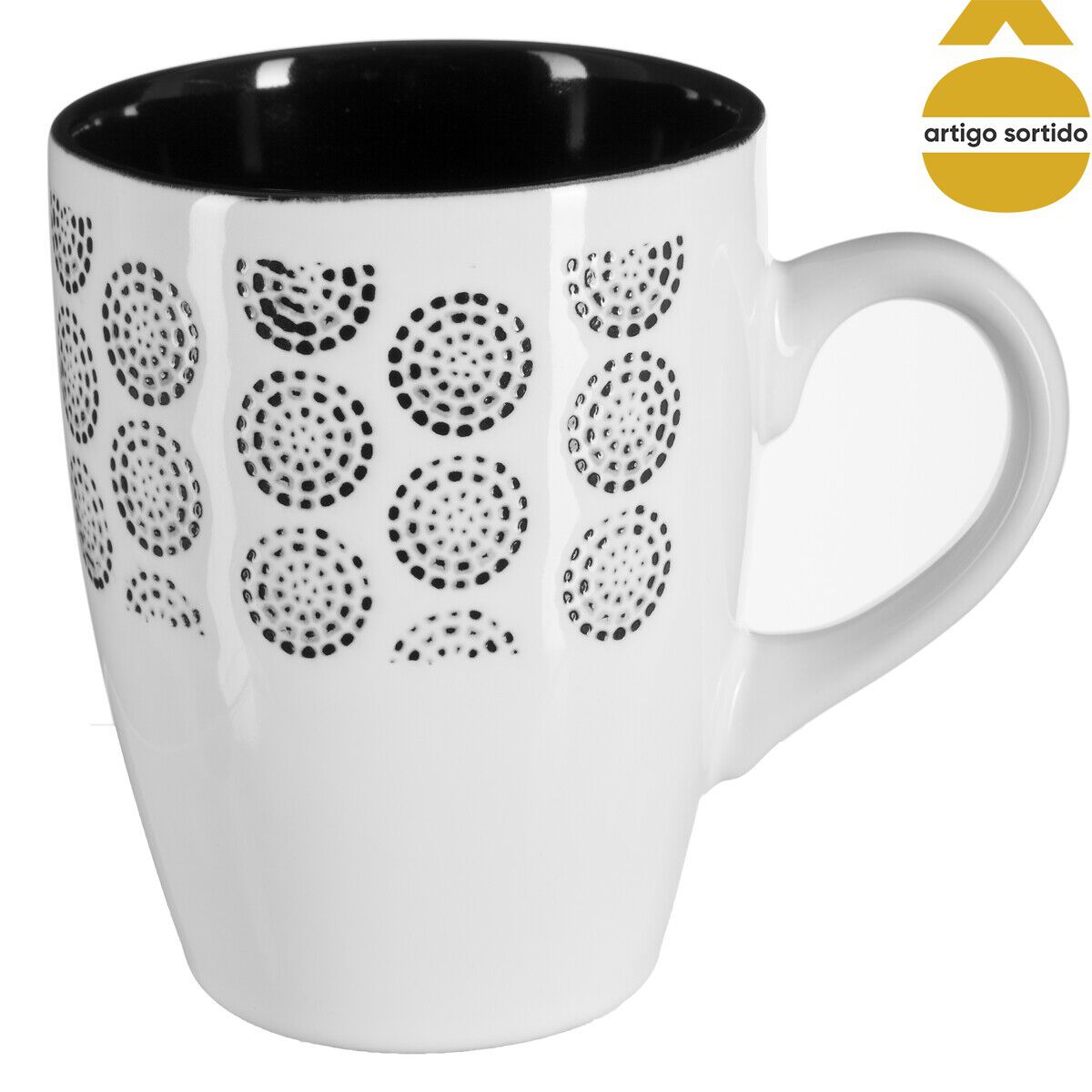 Caneca de cerâmica étnica 33cl