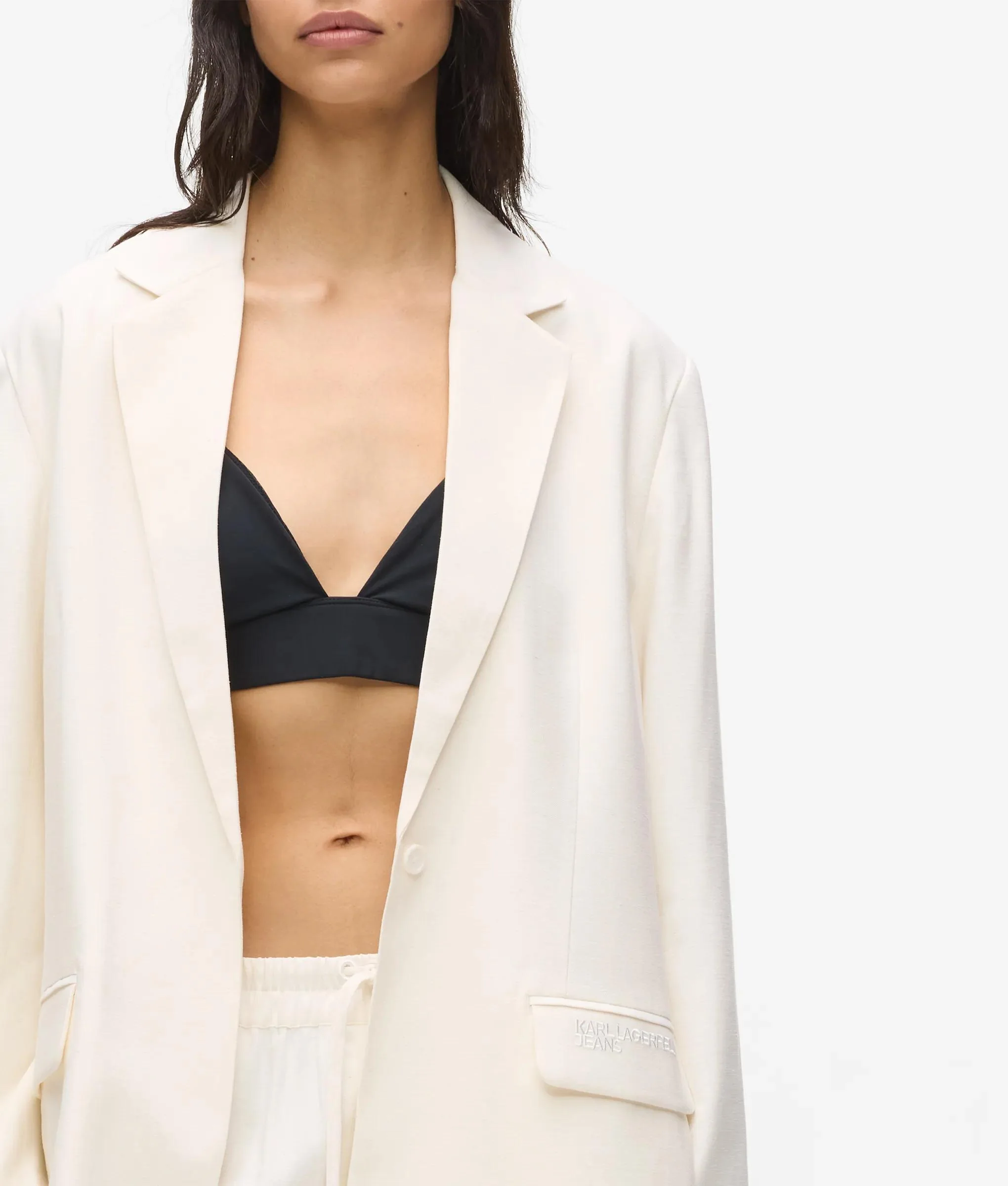 Blazer à lien à la taille
