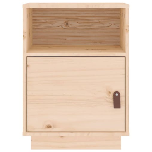 NNEVL Bedside Cabinets 2 pcs 40x34x55 cm Solid Wood Pine