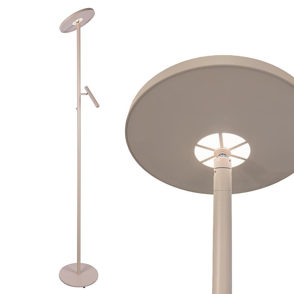 Freelight vloerlamp Stanza - 2 lichts - 30 x 180.5  cm - beige