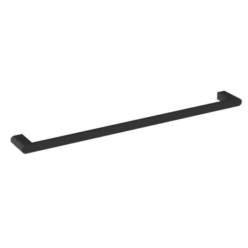 Porte-serviette Loft Game avec barre fixe noir mat ALLIBERT