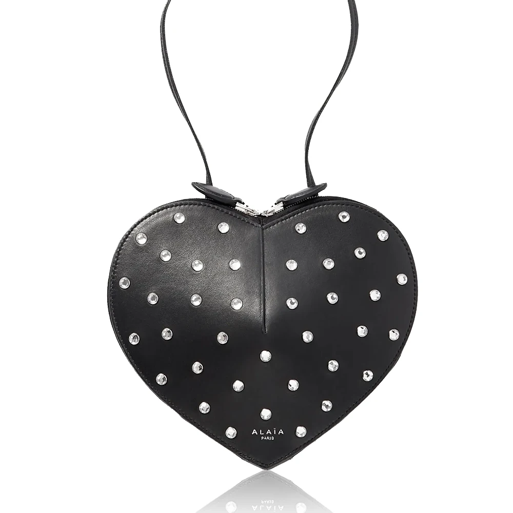 ALaia Diamond Heart Handbag