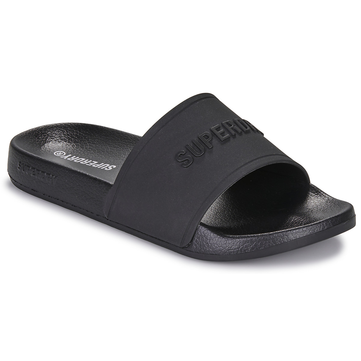 Superdry - CLAQUETTE PLAGE LOGO - Black