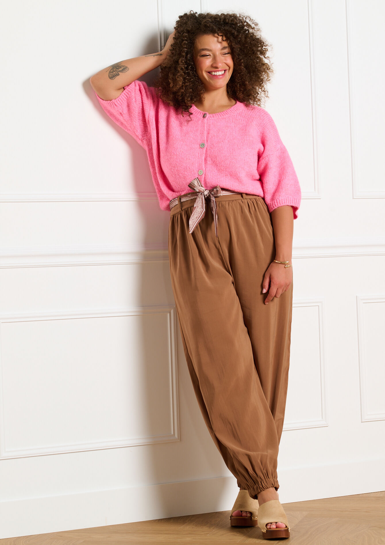 Soepele balloonbroek