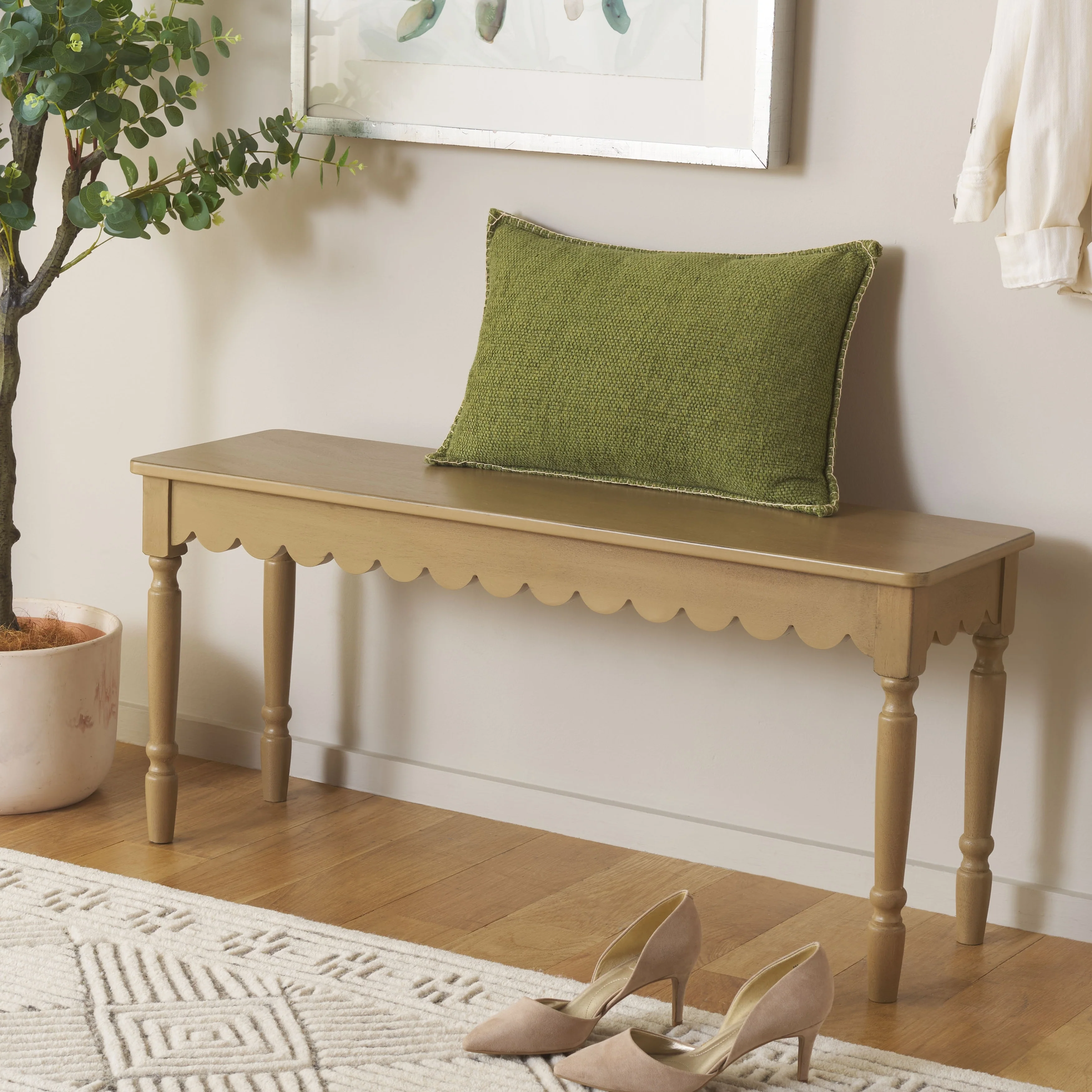 SAFAVIEH Haven Farmhouse Bench - 39W x 12D x 18H