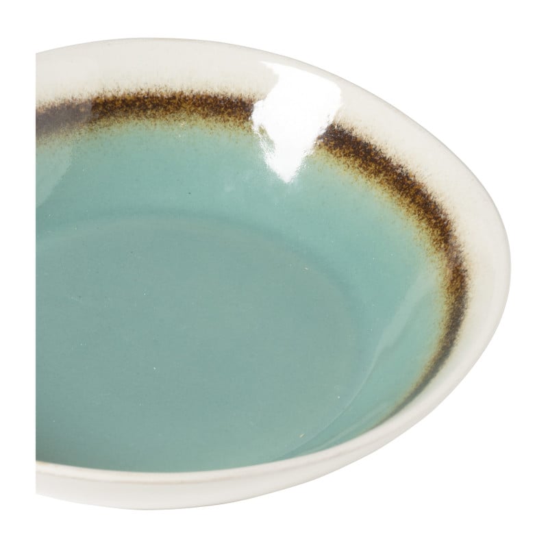 Schaal Roots - turquoise - &Oslash;28x5.8 cm