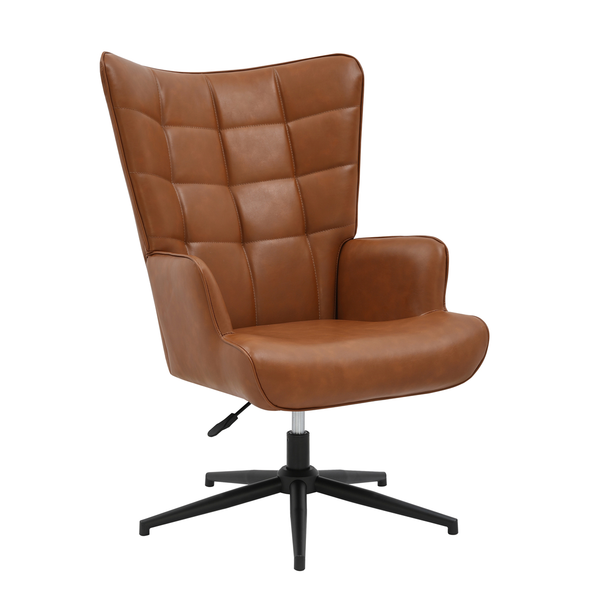 Poltrona rotativa NAVARRA castanha