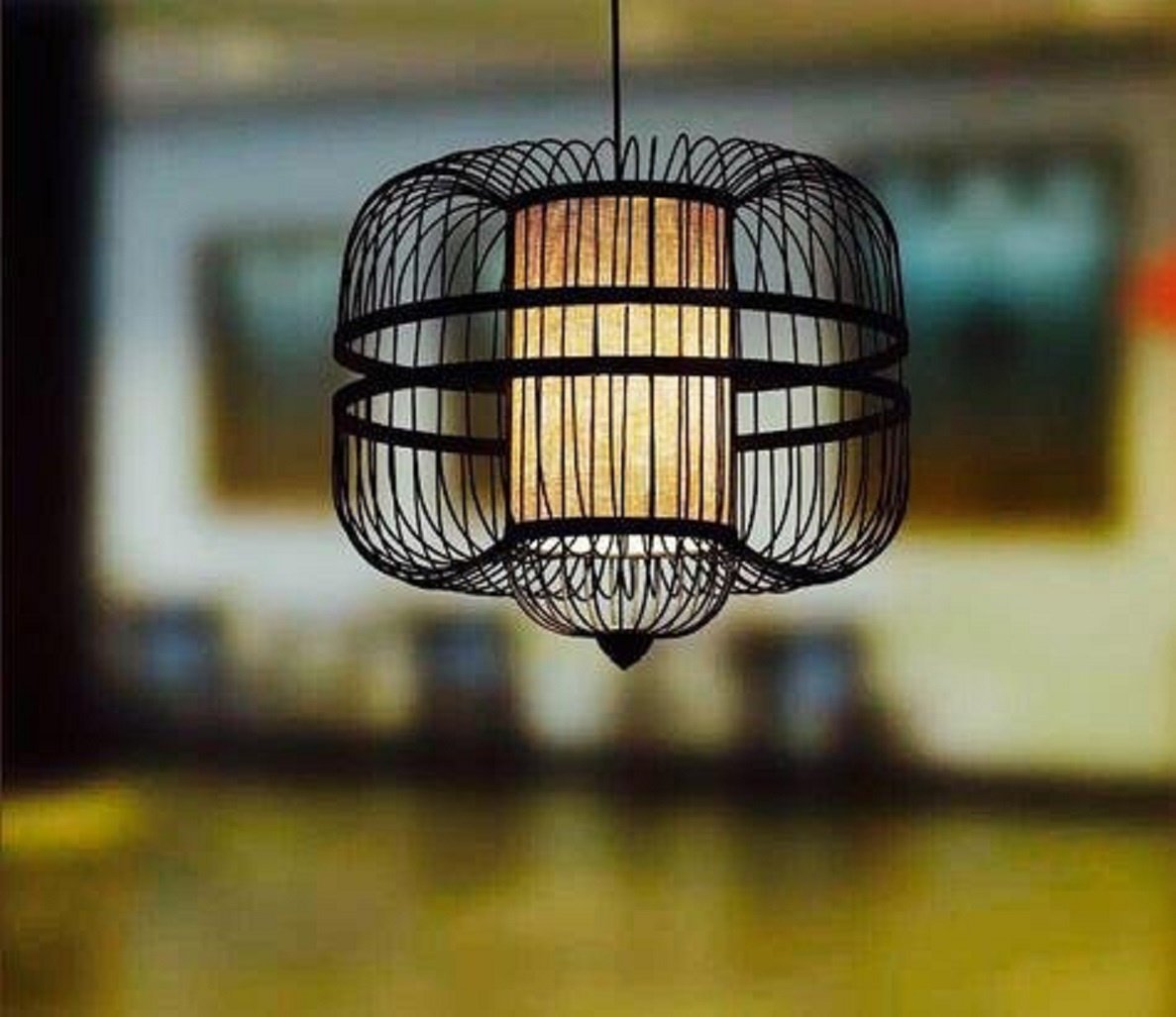 Fine Asianliving Bamboe Hanglamp Handgemaakt Zwart -