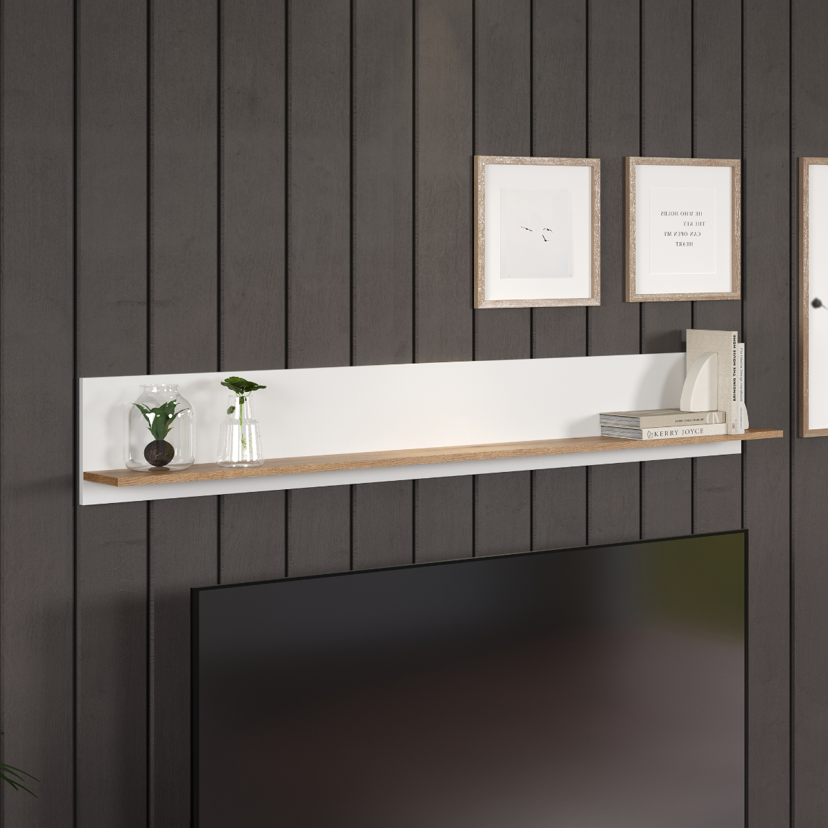 Calicosy - VitoriaWO Wandplank - H25 cm - Wit