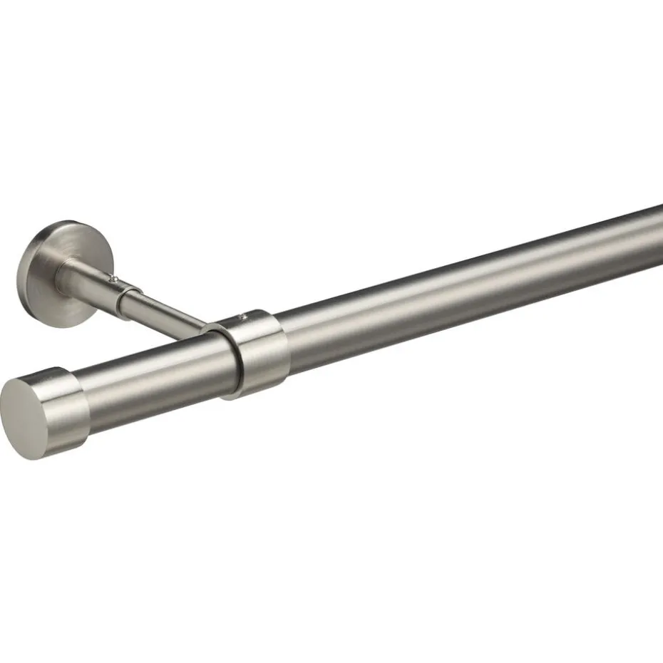 Kwantum Gordijnroedes | Gordijnroede 200 Cm RVS Metaal – Ø28mm