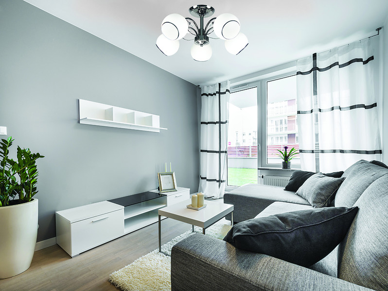 Lampa sufitowa Graphite 5-punktowa metalowa czarna