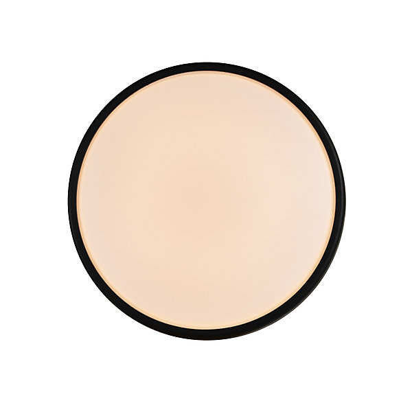 Applique murale OLIVER Round Matière plastique Noir, H.19.5 - IP54 - LED Module /Nordlux Extérieur