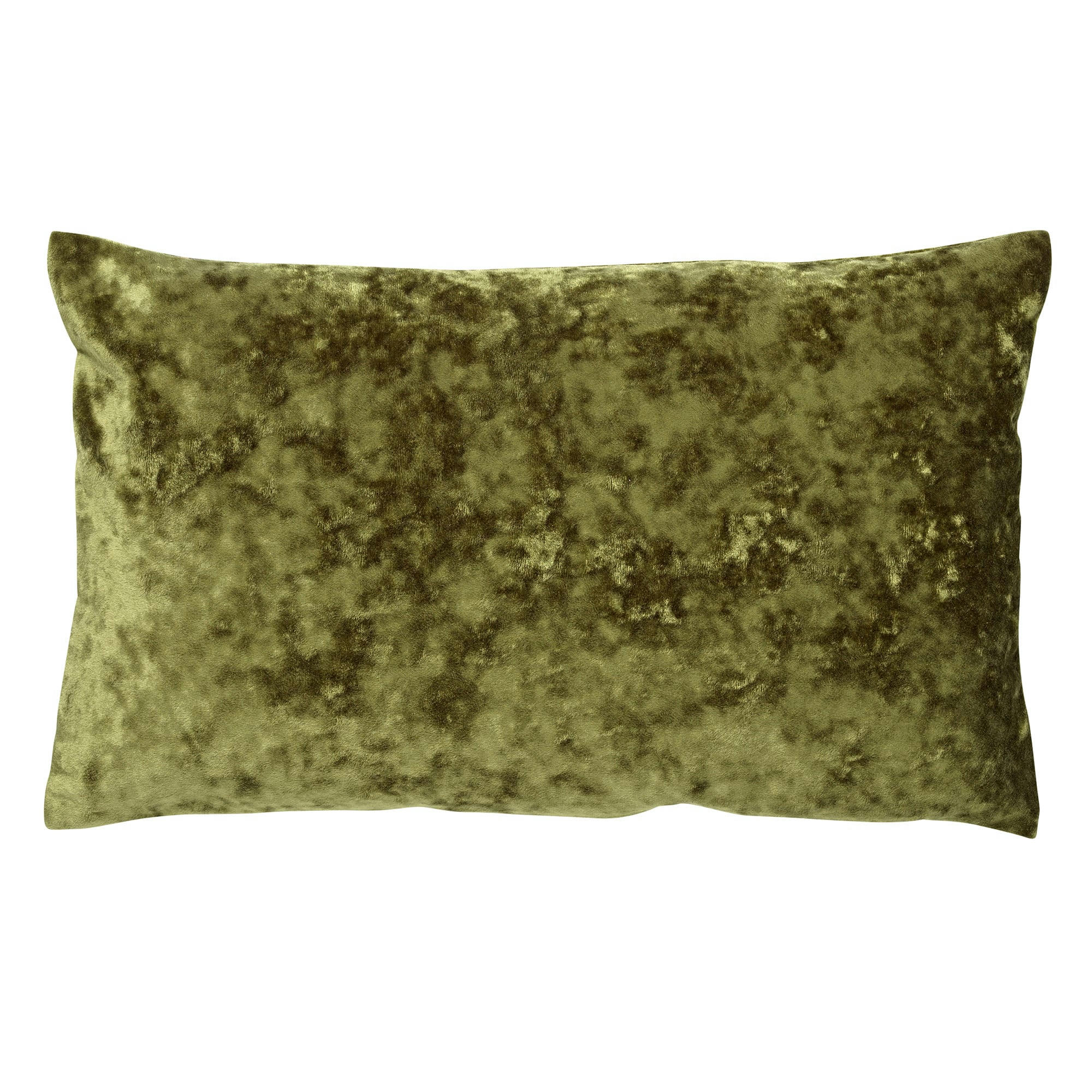BAILEY - Coussin - vert en velours 30x50 cm avec imprimé animalier