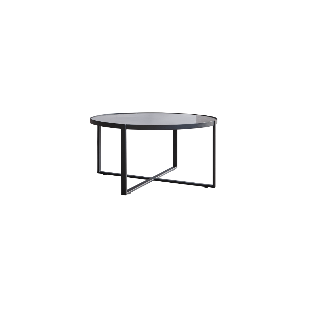 Tikamoon Marmeren en metalen salontafel - Zwart