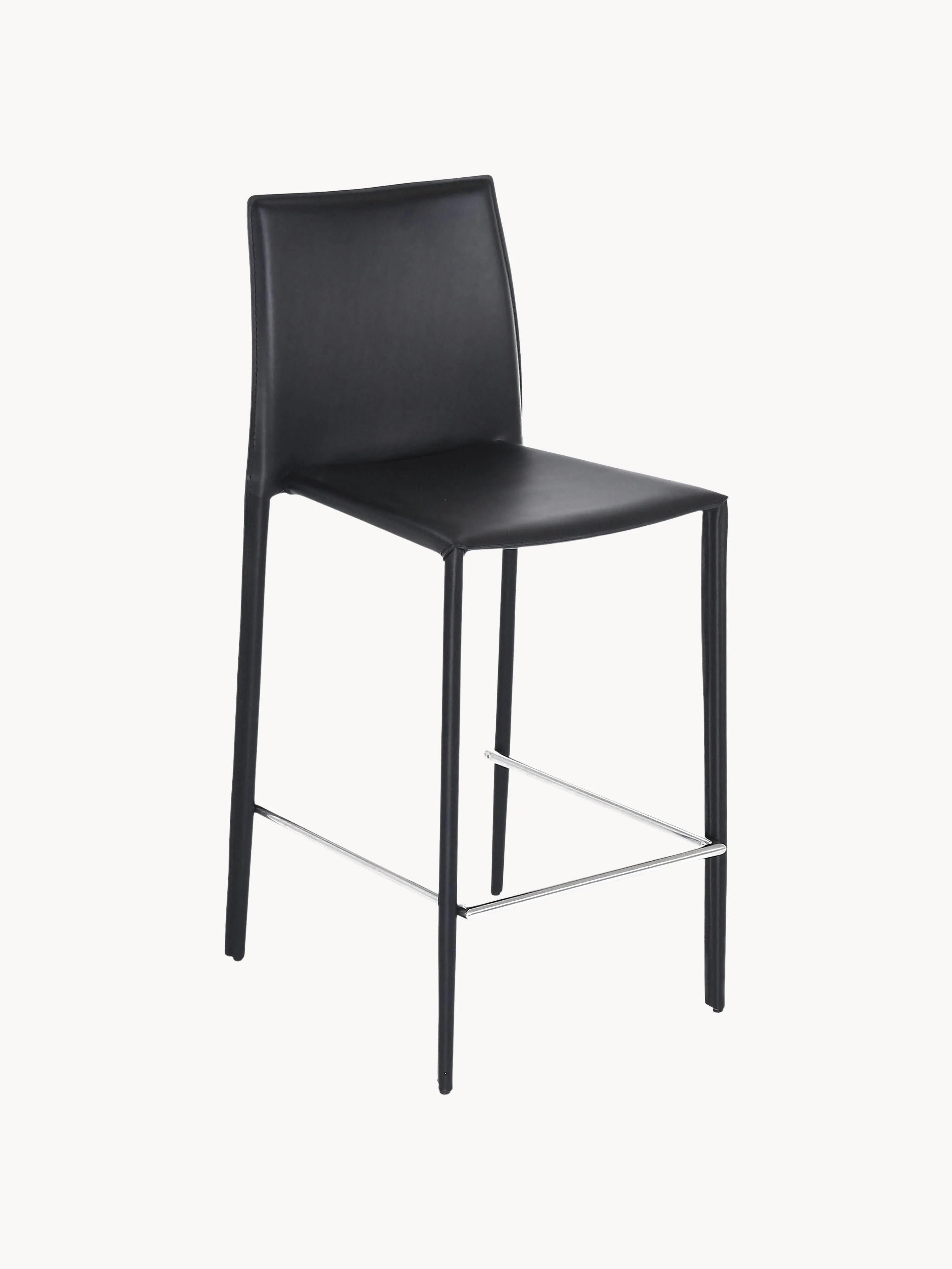 Leder-Thekenstühle Boréalys, 2er-Set