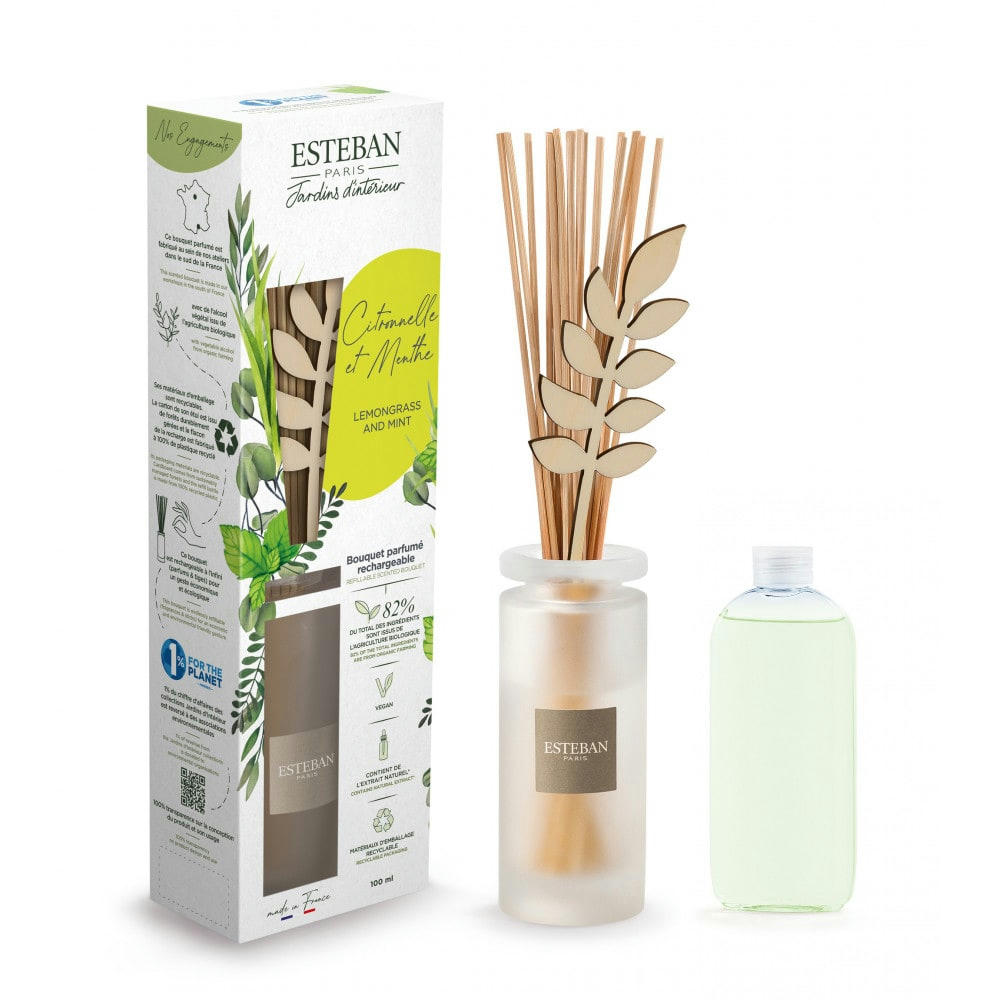 CITRONNELLE & MENTHE - Bouquet parfumé 100ml