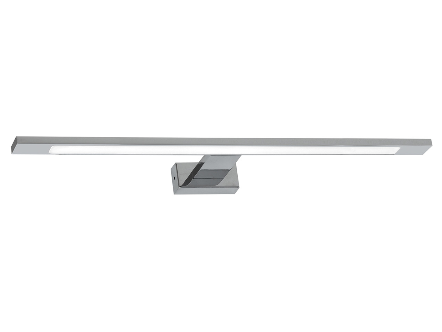 Kinkiet łazienkowy Shine LED metalowy srebrny