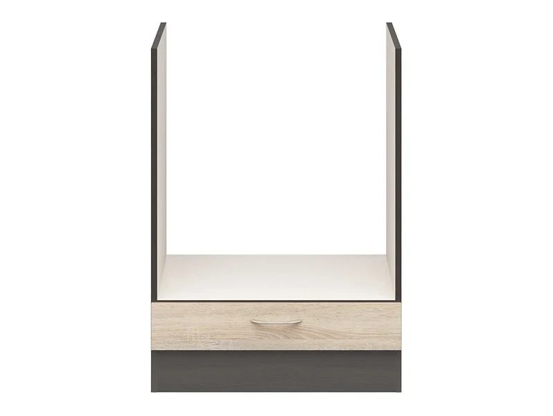 Szafka kuchenna pod zabudowę piekarnika Junona Line 60 cm dąb sonoma