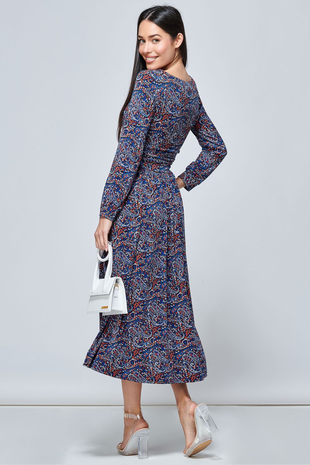 Jolie Moi Veeksha Long Sleeved Maxi Dress