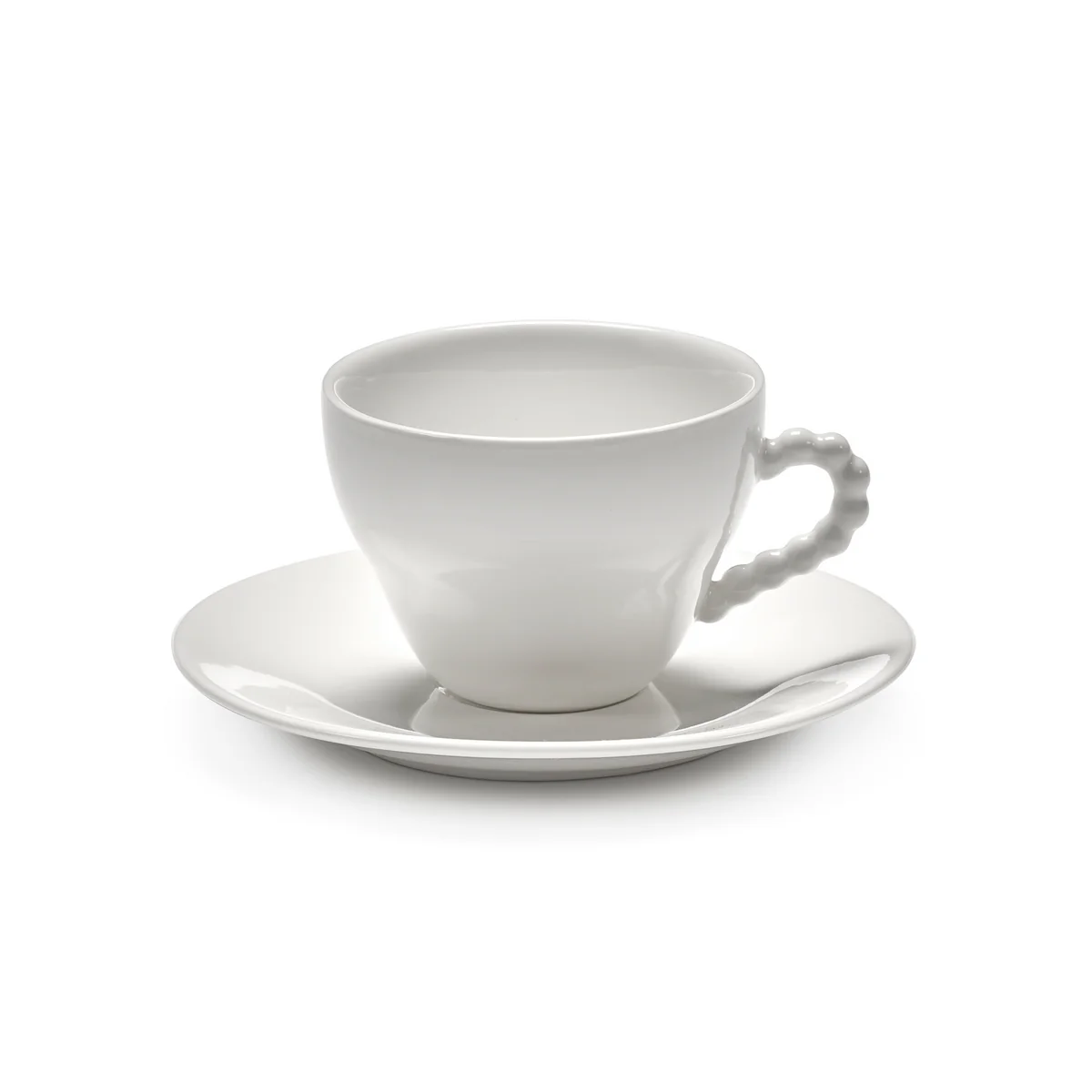 Serax - Perle Fine Tasse und Untertasse, weiß