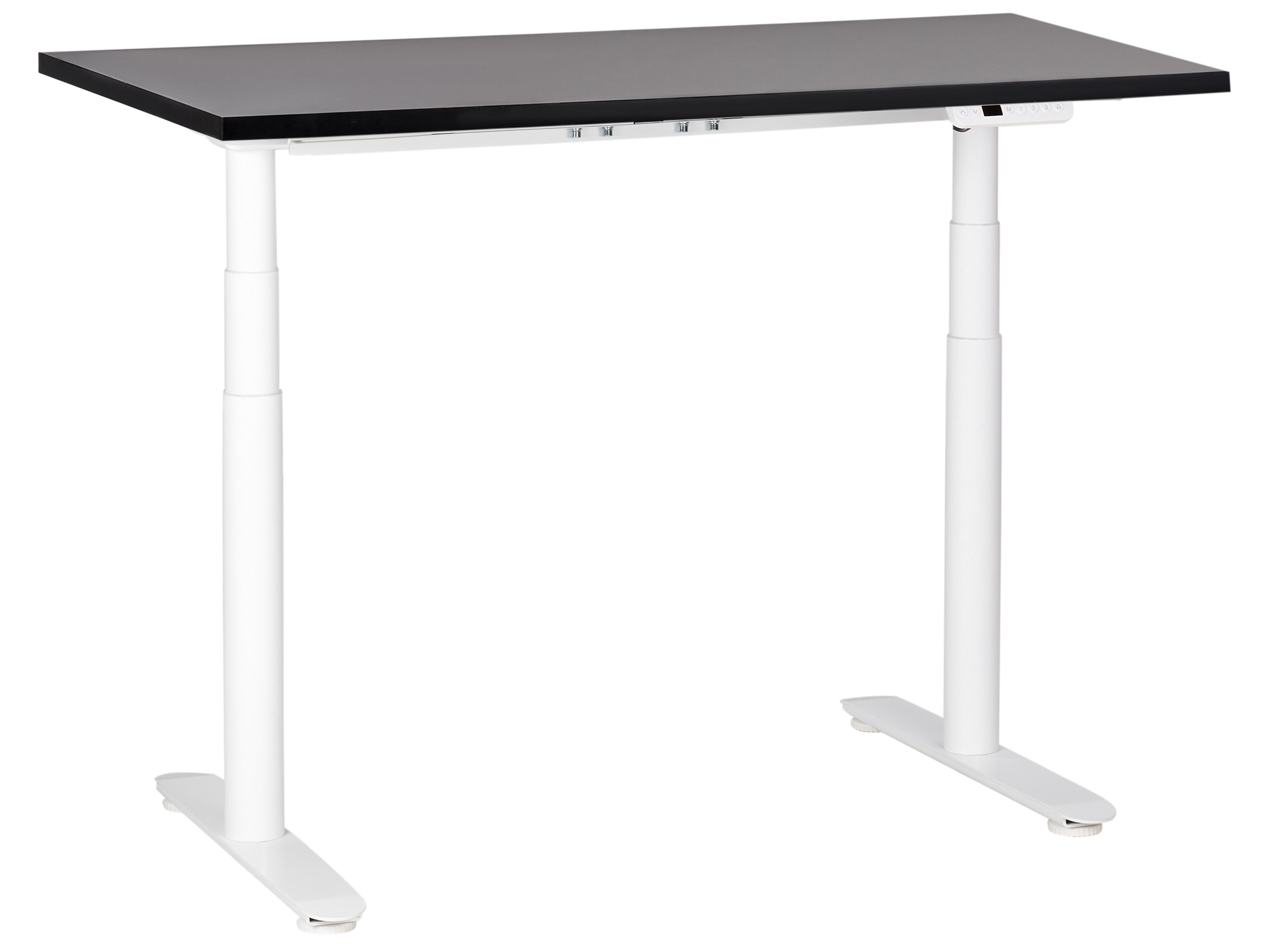 Electric Adjustable Standing Desk DESTINAS Black/ White 120 cm 72 cm