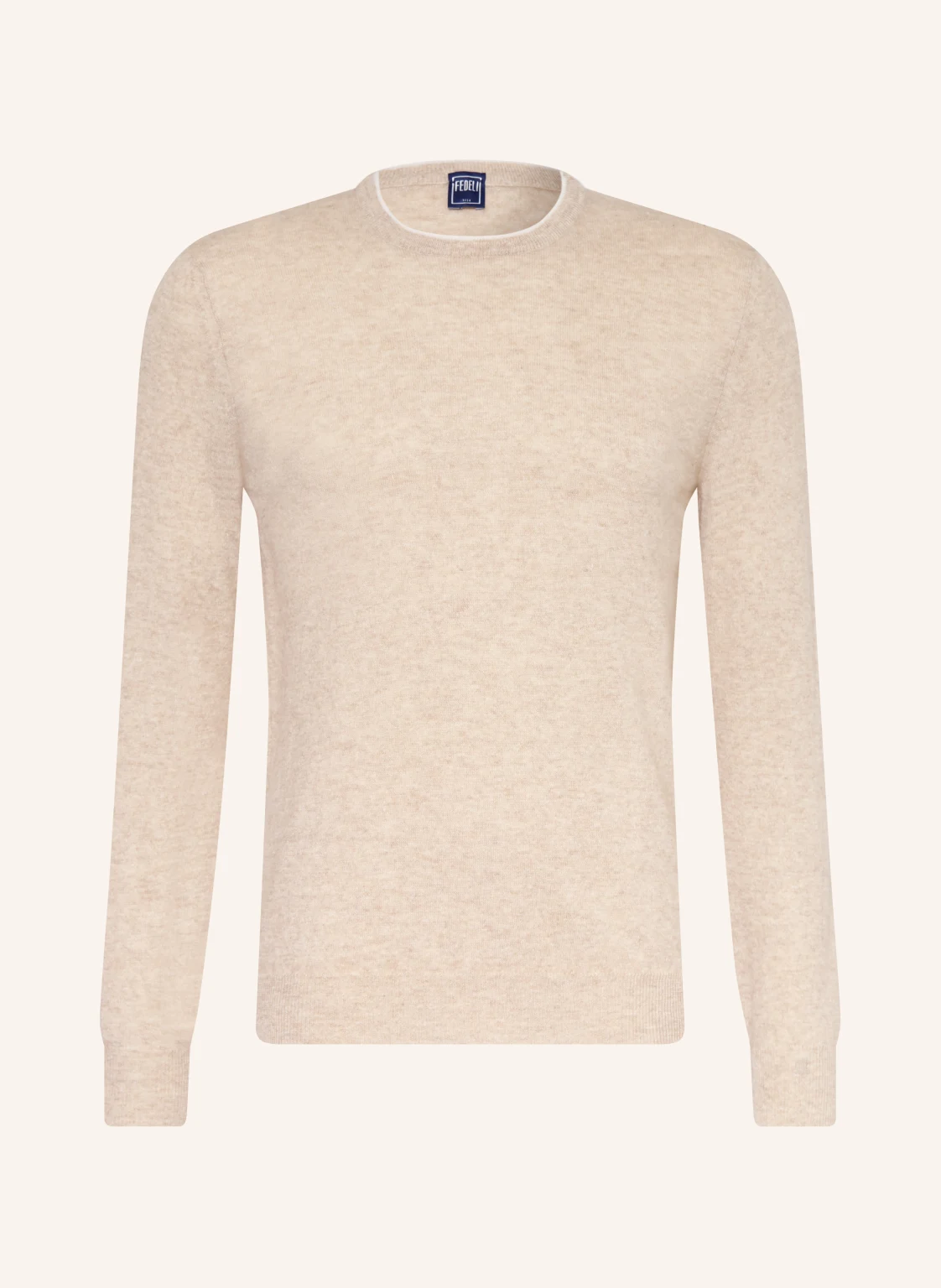 FEDELI Cashmere-Pullover mit Leinen
