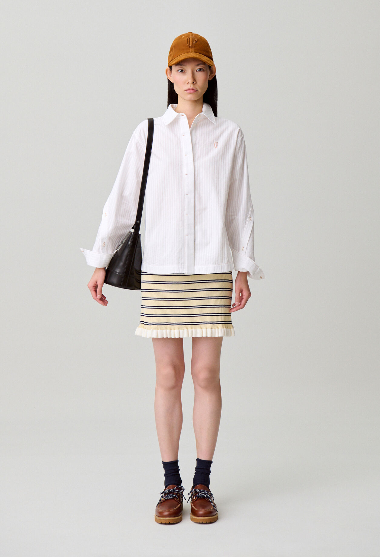 Chemise popeline rayée