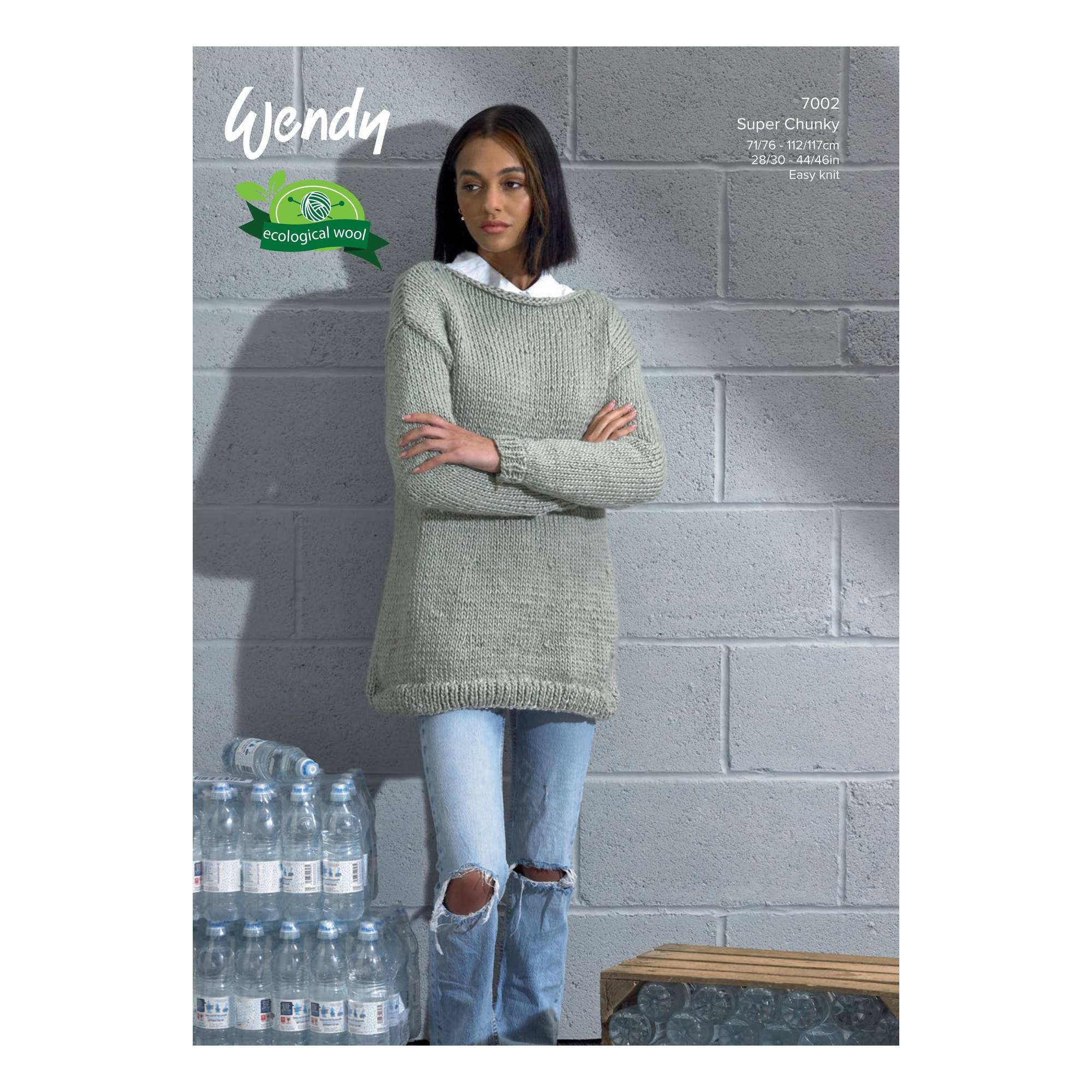 Wendy Recycled Sweater Pattern 7002