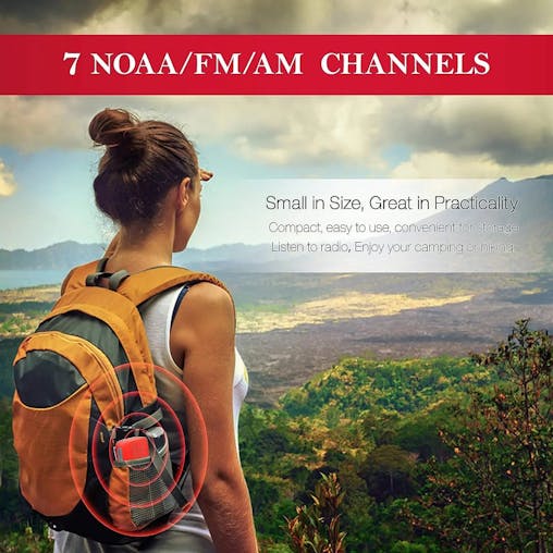 NNEOBA Solar Powered Camping Light With AM/FM Radio