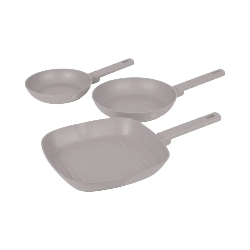 Bratpfanne 3-teilig Taupe Collection