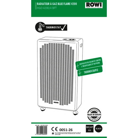 Gasheizung »HGO 4200/4 BFT«, 4,2 kW, 5 / 11 kg