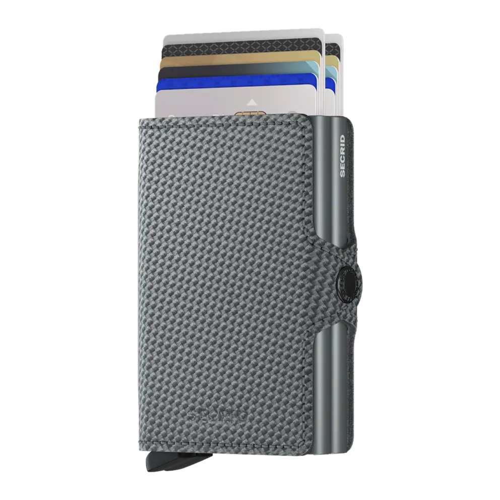 Kabeletui Twinwallet-Carbon