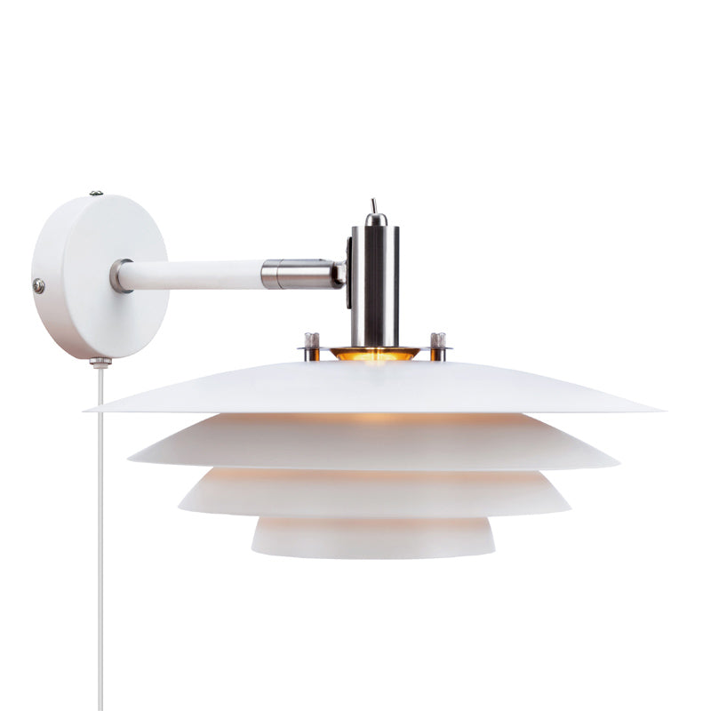 Nordlux Bretagne Wandlamp - Ø30cm - G9 - Wit