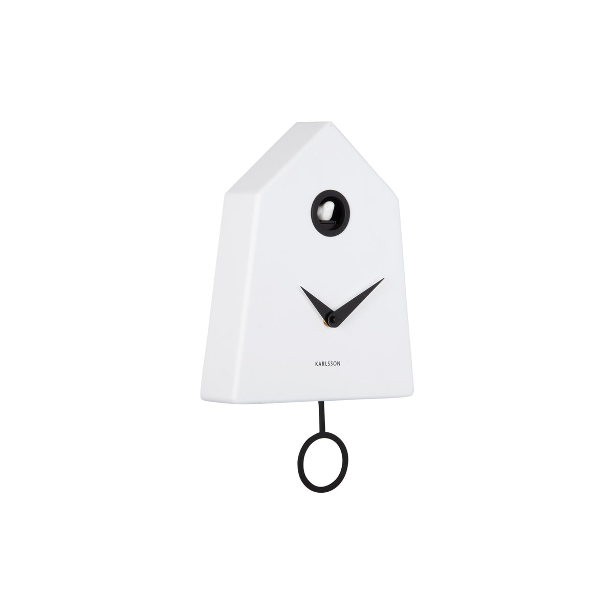 Karlsson wandklok Grafico Cuckoo - wit - 7.4x21.5x35.5cm