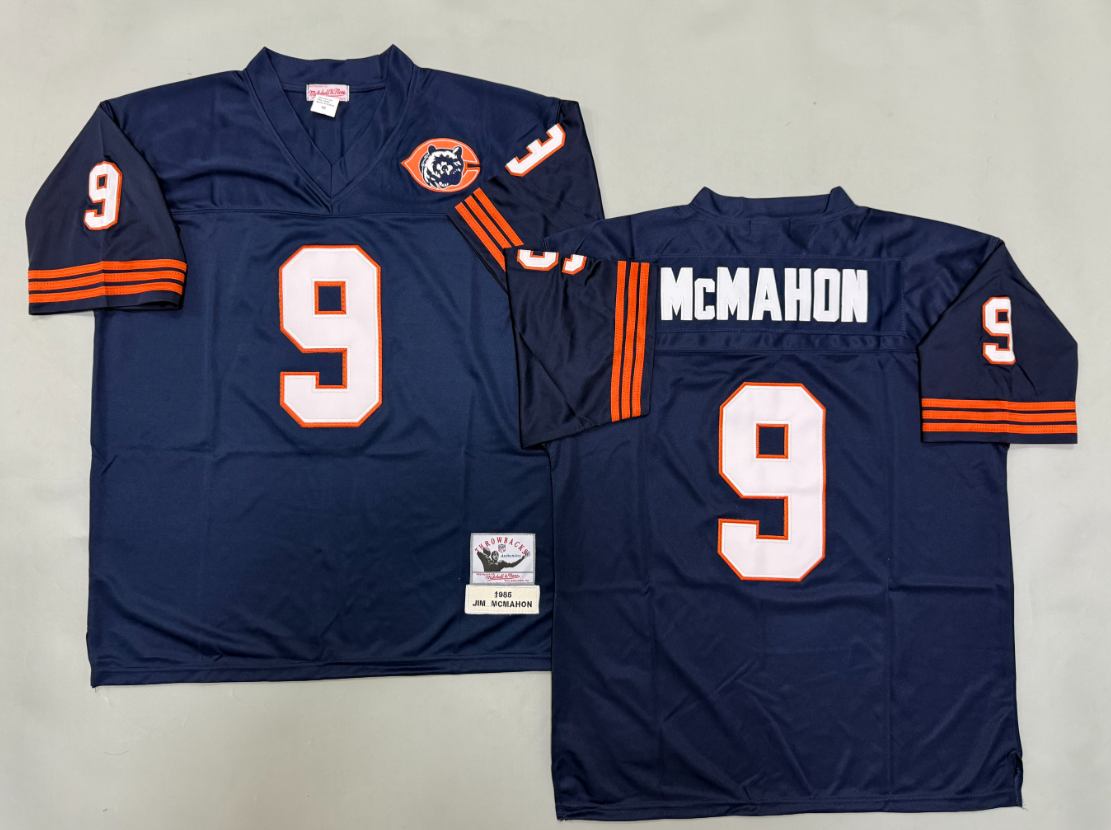 Jim McMahon Chicago Bears Authentic Throwback Retired Player Jersey