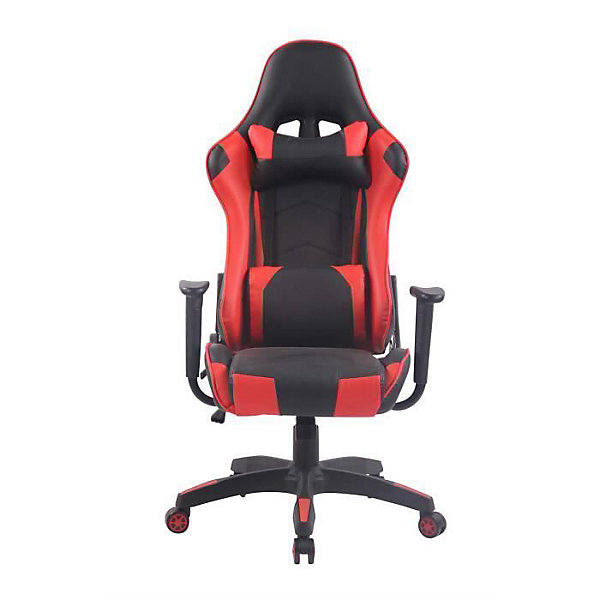 Fauteuil de bureau CLP Miracle V2 Similicuir noir rouge ergonomique