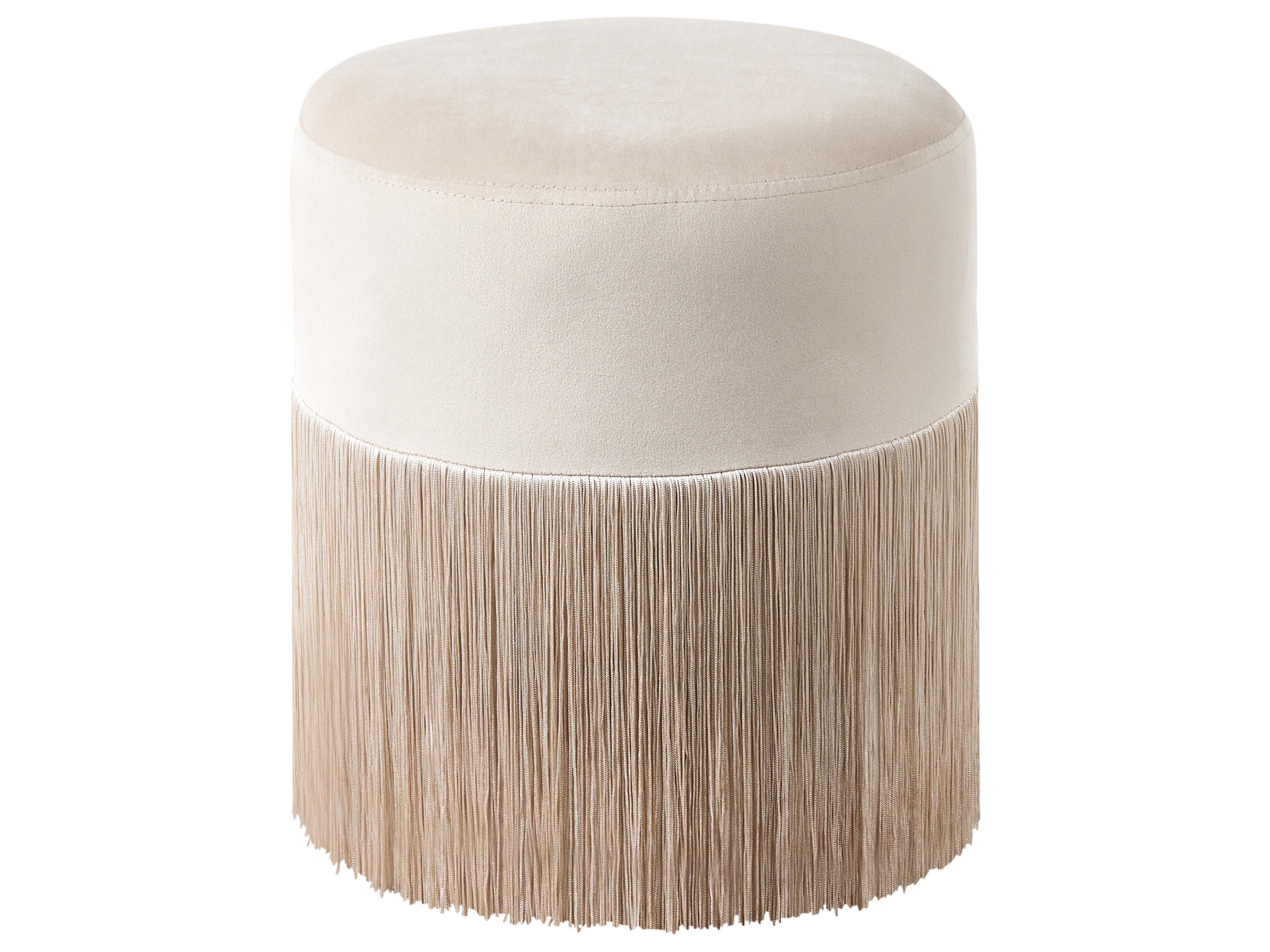 Pouffe VIRGINIA Velvet Taupe