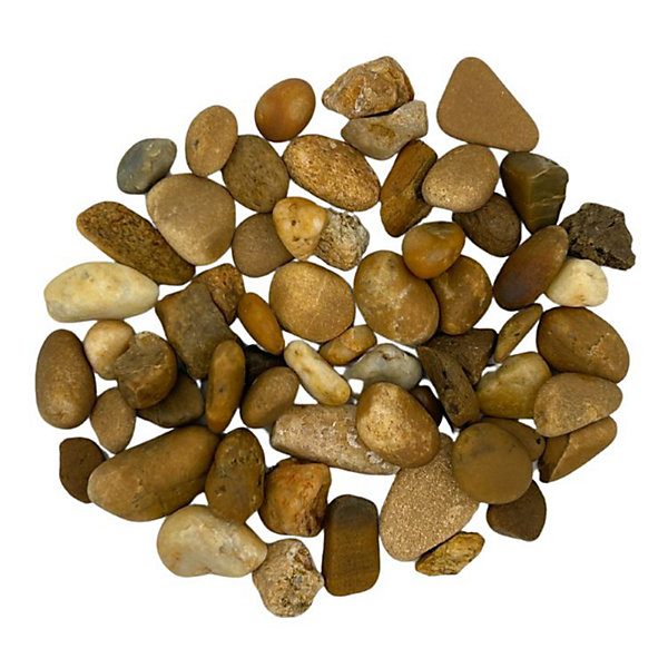 PACK 10 X BIG BAG de  /- 1,5T - 200M² Galet ou Gravier Roulé Jaune Caramel 8/16 mm - Livraison PREMIUM