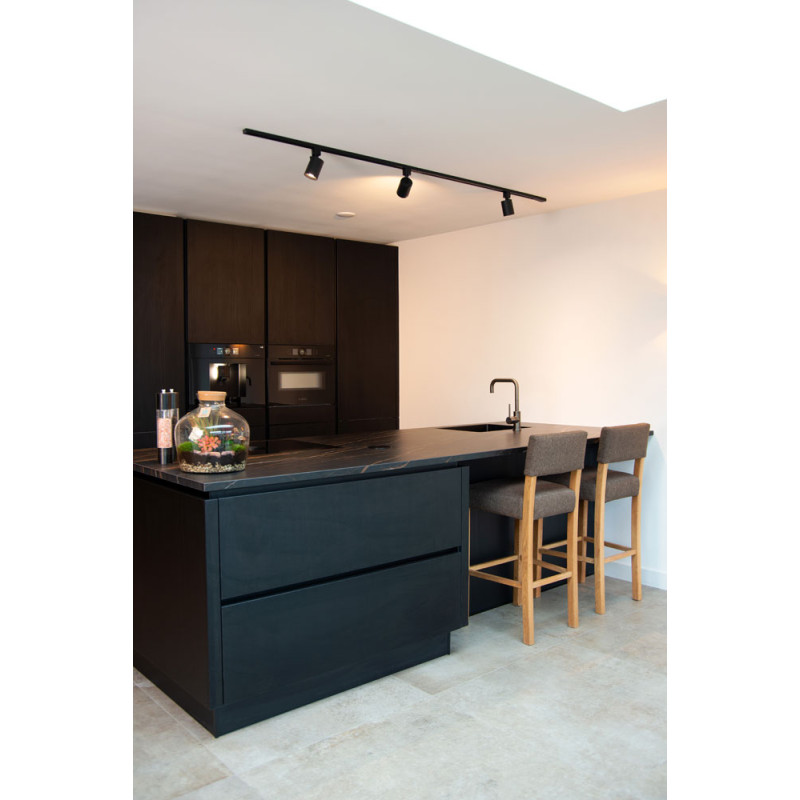 Spot LED Track Nigel noir dimmable Ø 6,5 cm GU10 50 W LUCIDE