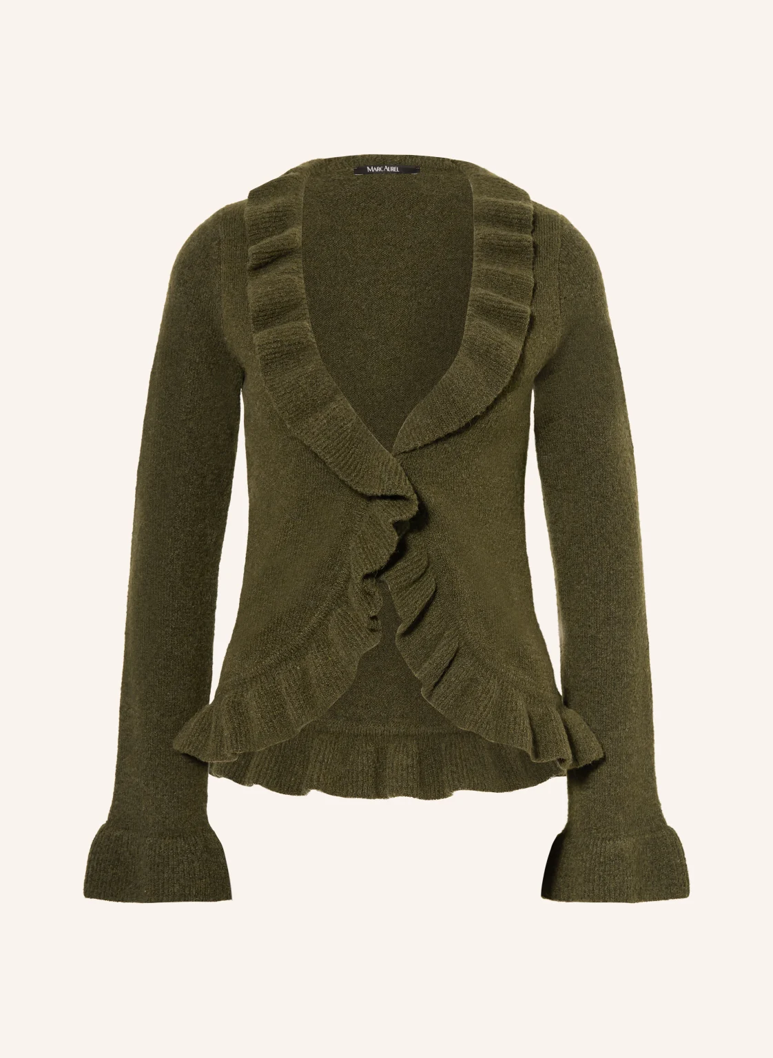 MARC AUREL Strickjacke mit Volants