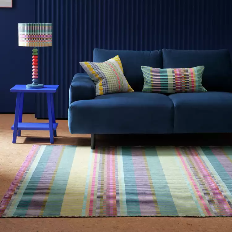 Margo Selby Buster Green Flatweave Rug - 160x230cm