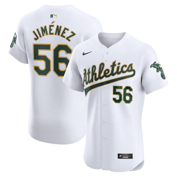 Dany Jimenez Oakland Athletics Nike Home Elite Player Jersey - White