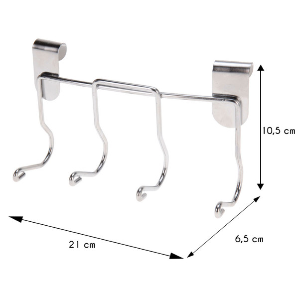 Uchwyt na akcesoria GRILL BBQ wieszak organizer metalowy 6,5 cm