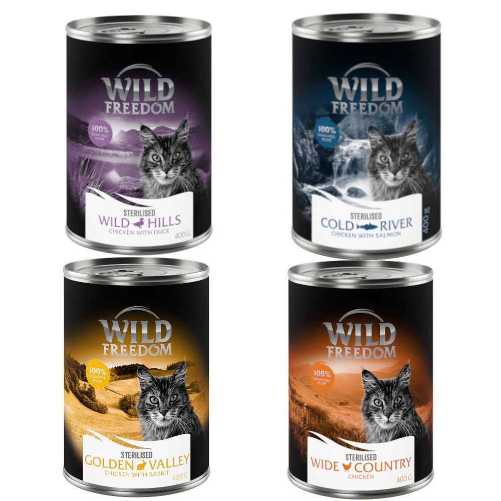 Wild Freedom Adult Sterilised 6 x 400g - Grain-Free