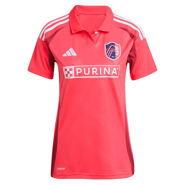 Eduard Löwen St. Louis City SC adidas Women's 2025 Forever CITY Red Replica Player Jersey - Red