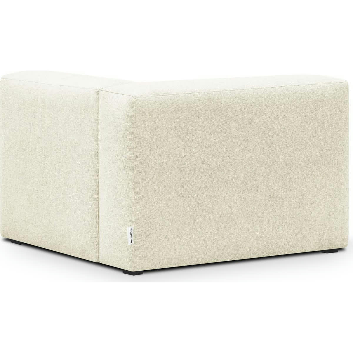 MODULO NEW - Chauffeuse d'angle à gauche modulable en tissu ivoire