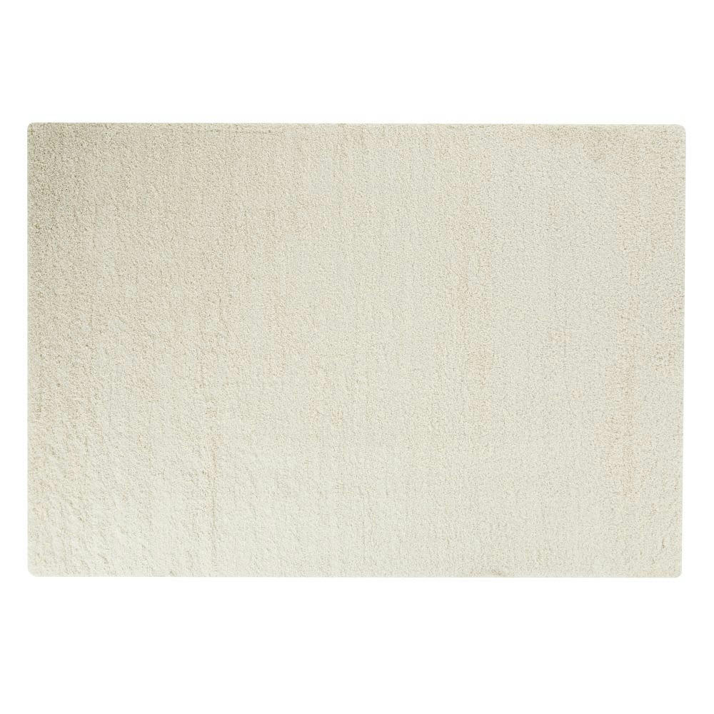 NALA - Tapis shaggy tufté écru 160x230