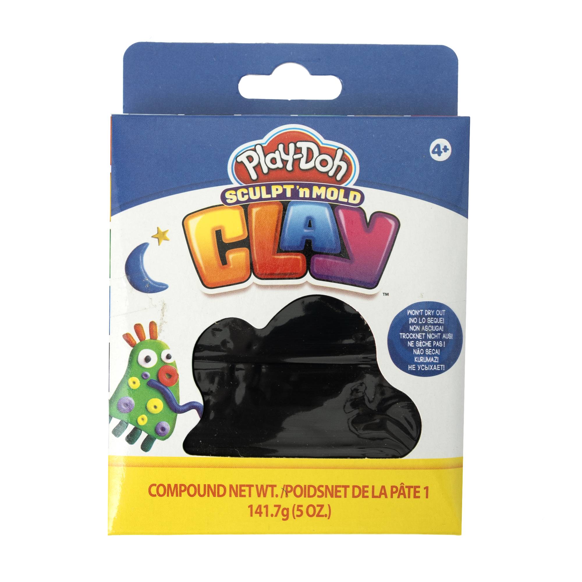 Play-Doh Black Sculpt ‘n Mold Clay 142g