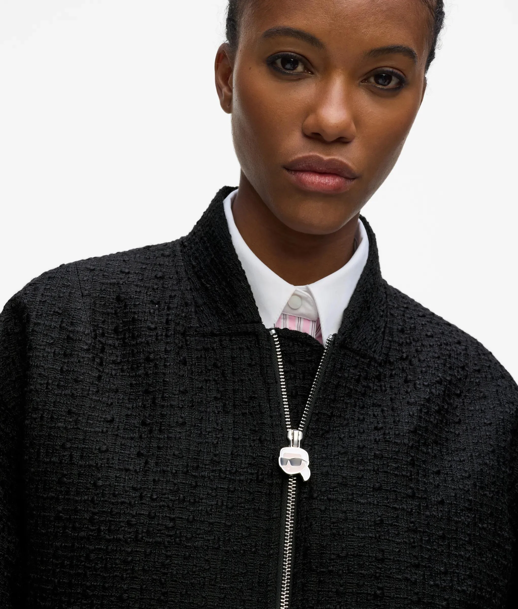 Veste bomber Ikon en bouclé