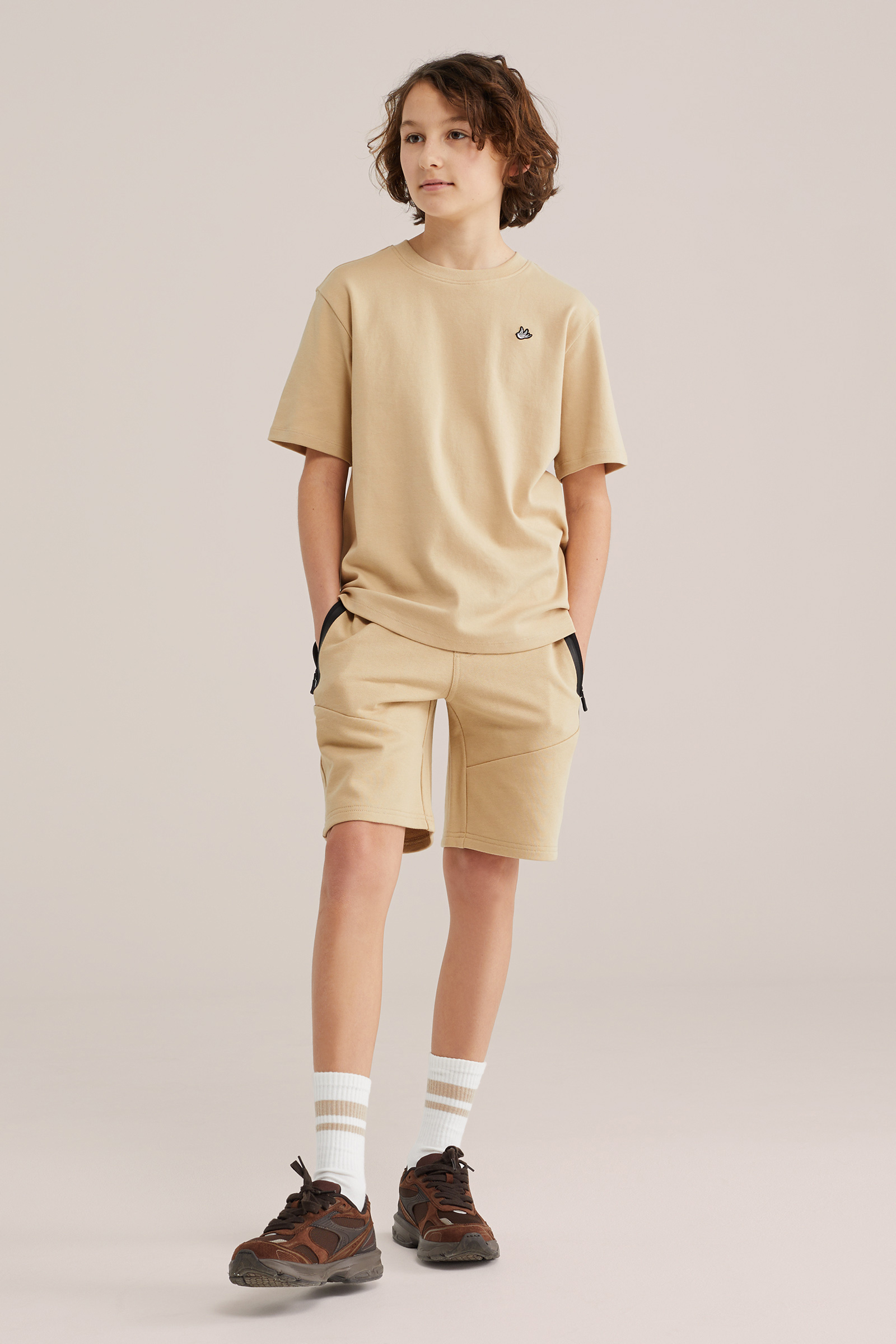 Jongens regular fit sweatshort